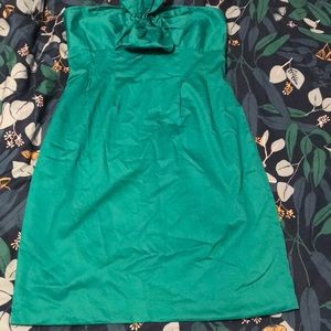 J. Crew Factory strapless emerald dress, size 4